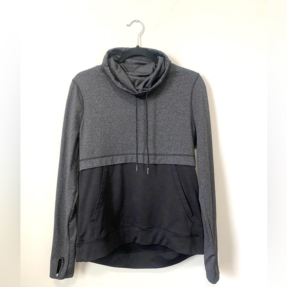 Cotton On Body Sweatshirt, Size M, 2-Toned Black/Gray